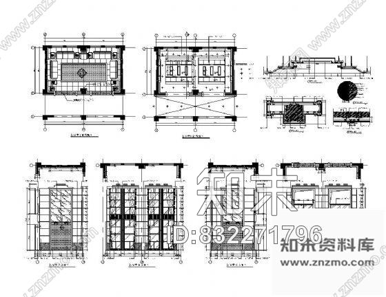 图块/节点大宴会厅休息室装修详图cad施工图下载【ID:832271796】