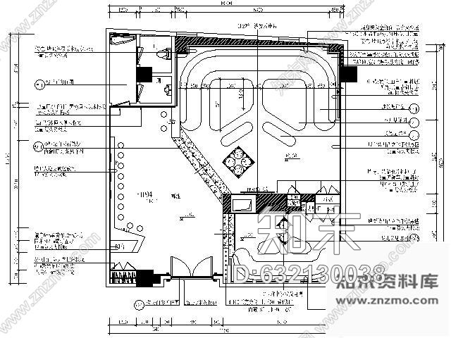 施工图夜总会VIP包间施工图Ⅱcad施工图下载【ID:632130038】