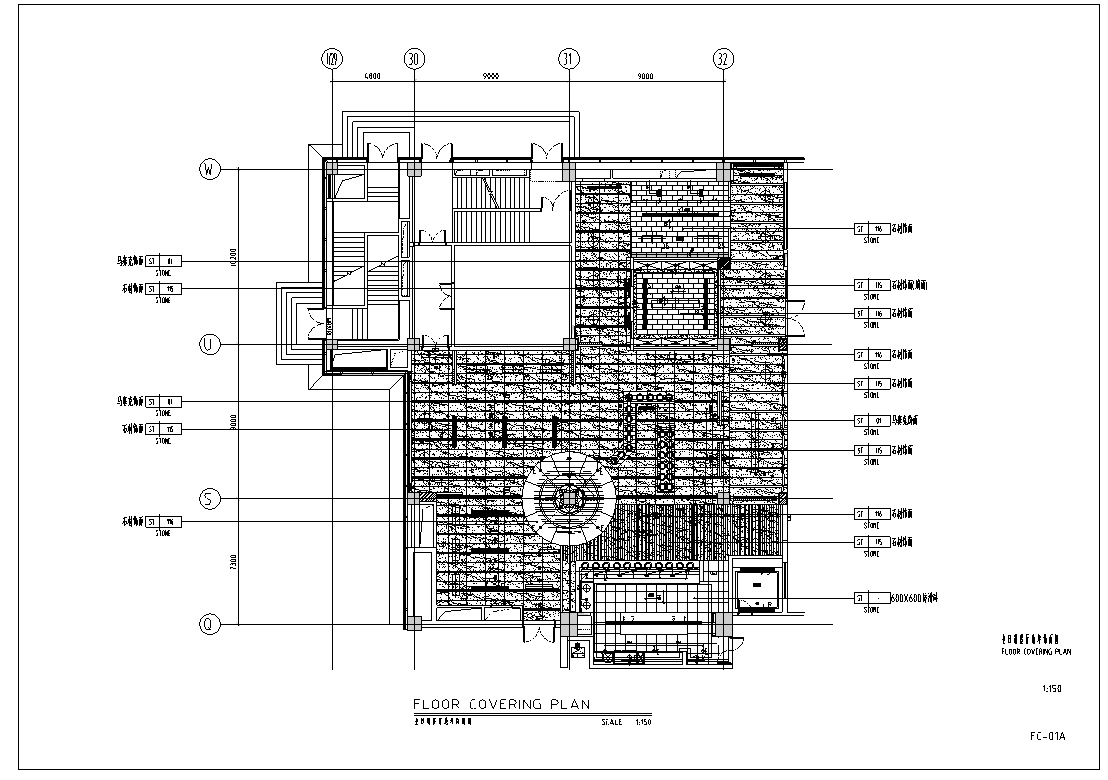 福建某全日制餐厅室内装修设计施工图cad施工图下载【ID:161777145】