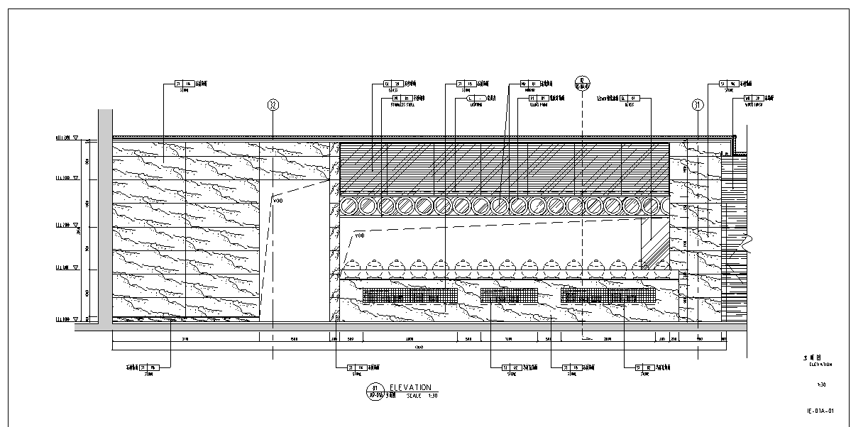 福建某全日制餐厅室内装修设计施工图cad施工图下载【ID:161777145】