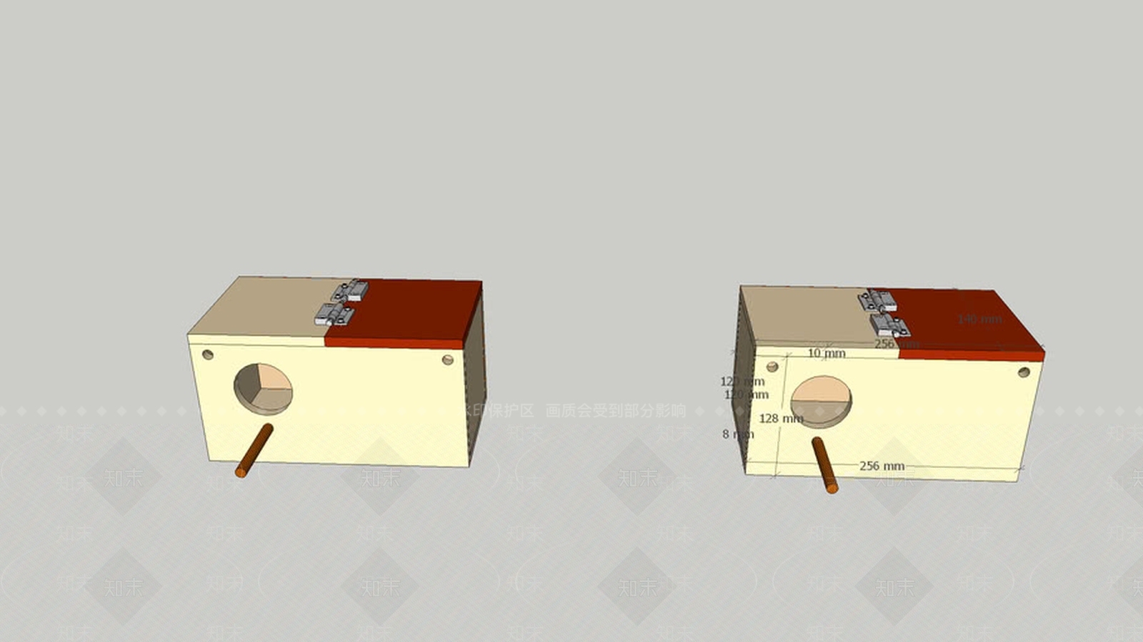 鸟面纱SU模型下载【ID:1161790589】