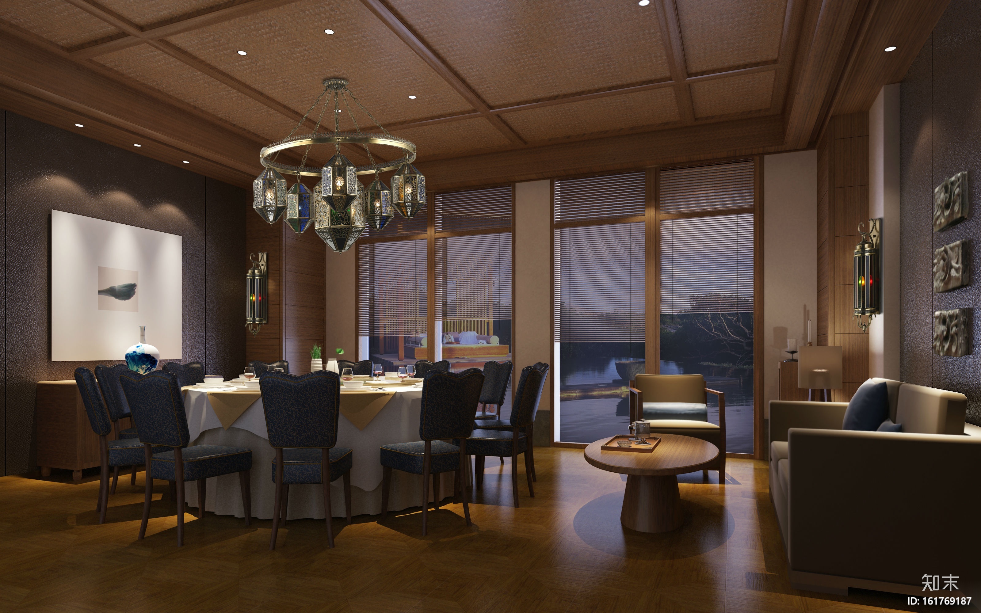 大相艺术--新荣记上海店室内装饰设计施工图施工图下载【ID:161769187】