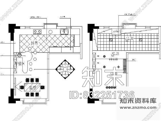 图块/节点花园别墅饭厅装修详图cad施工图下载【ID:832251736】