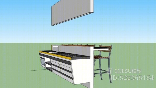 cocineta厨具SU模型下载【ID:522365154】