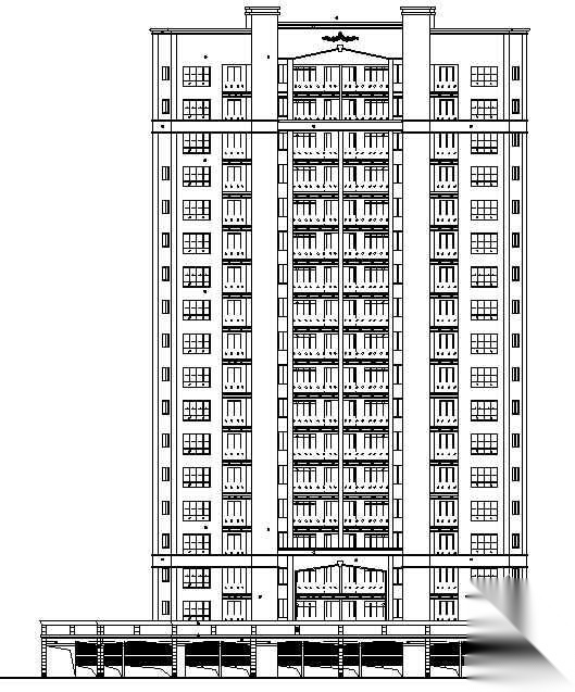 [漳州]某十八层框架简力墙商住楼建筑施工图施工图下载【ID:168463162】