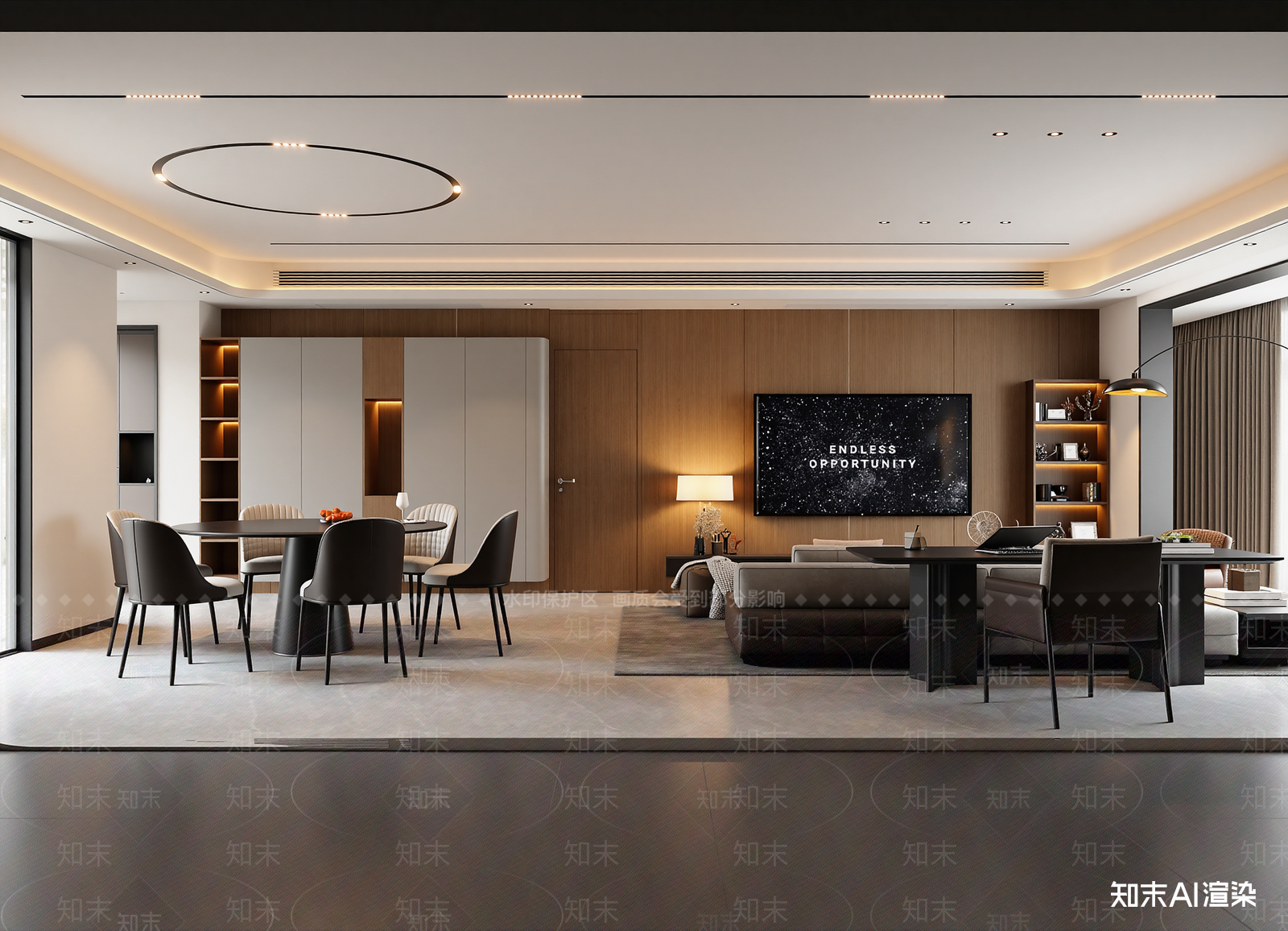 意式办公室3D模型下载【ID:1215098874】