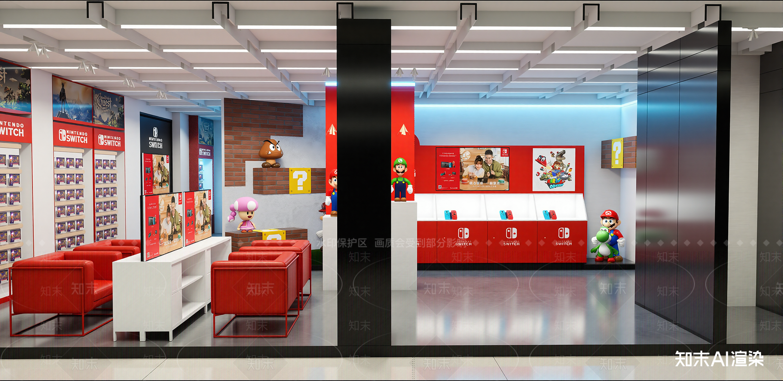 现代玩具礼品店SU模型下载【ID:1216060761】