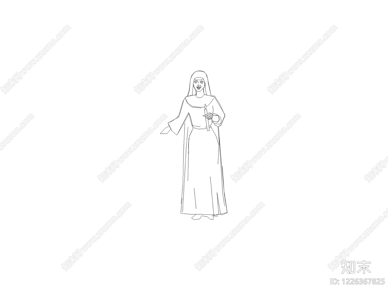 人物cad施工图下载【ID:1226367825】