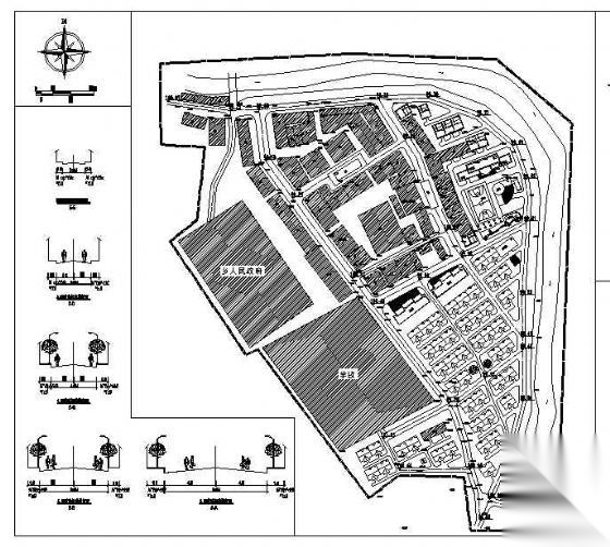 某镇新农村建设规划（2006-2016）cad施工图下载【ID:167970184】