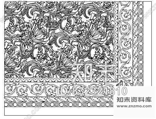 图块/节点中国传统文化地毯图案04cad施工图下载【ID:832321810】