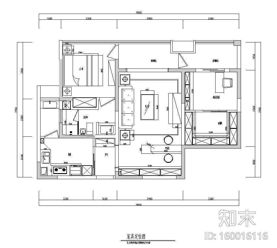 铭筑设计-地中海风格私人住宅施工图+效果图cad施工图下载【ID:160016116】