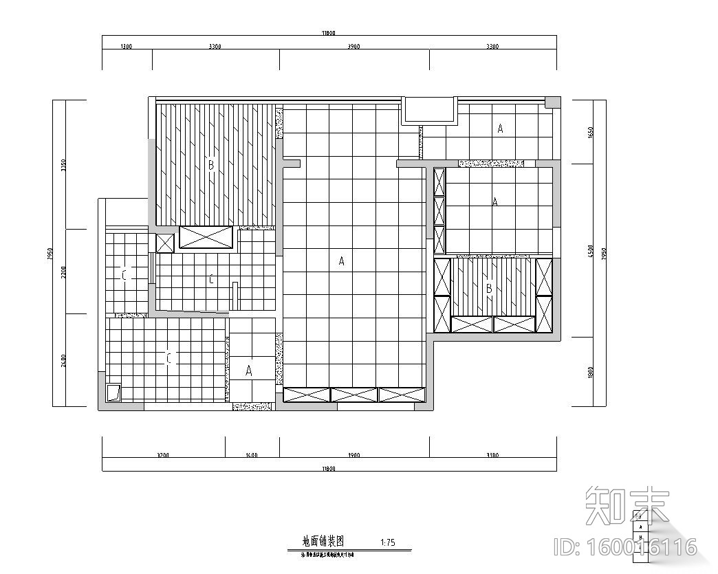 铭筑设计-地中海风格私人住宅施工图+效果图cad施工图下载【ID:160016116】