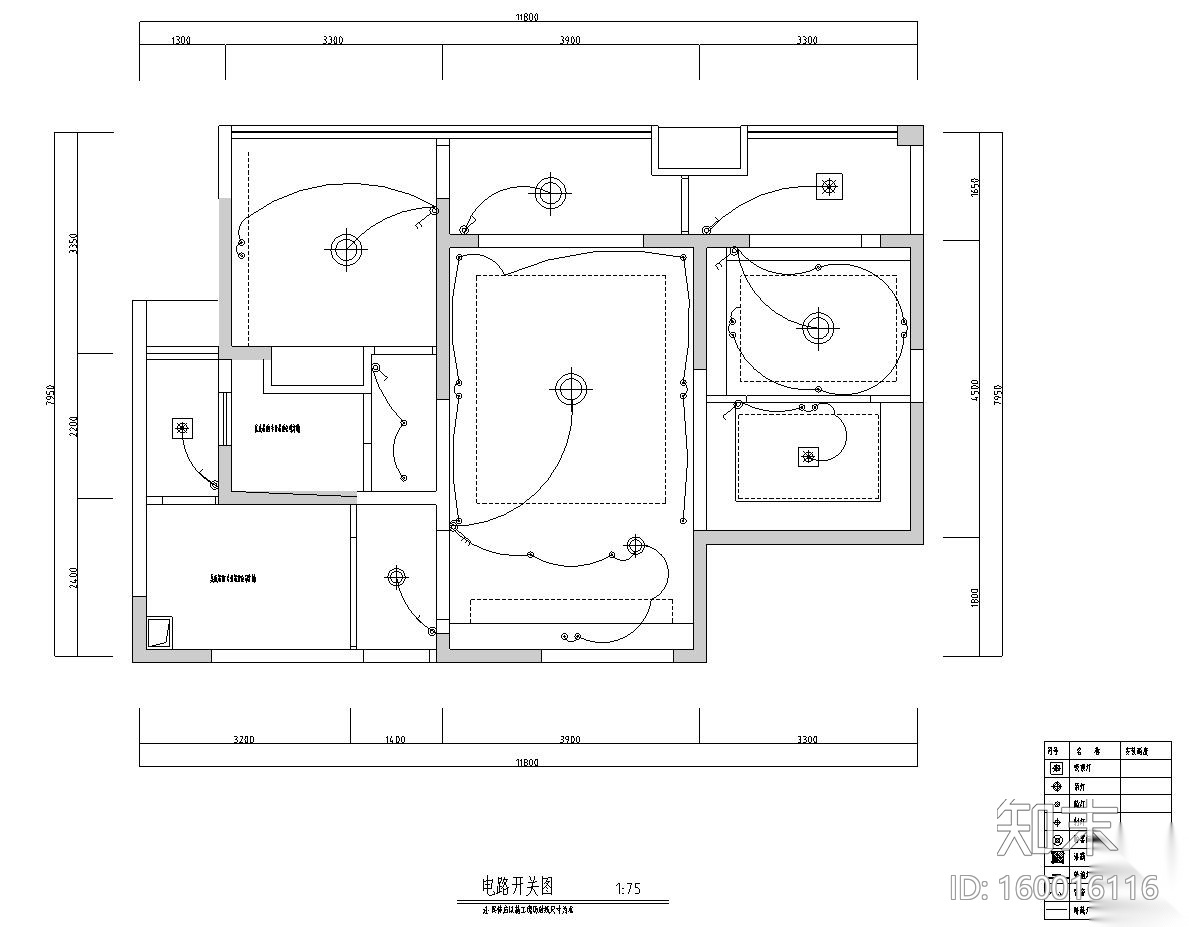 铭筑设计-地中海风格私人住宅施工图+效果图cad施工图下载【ID:160016116】