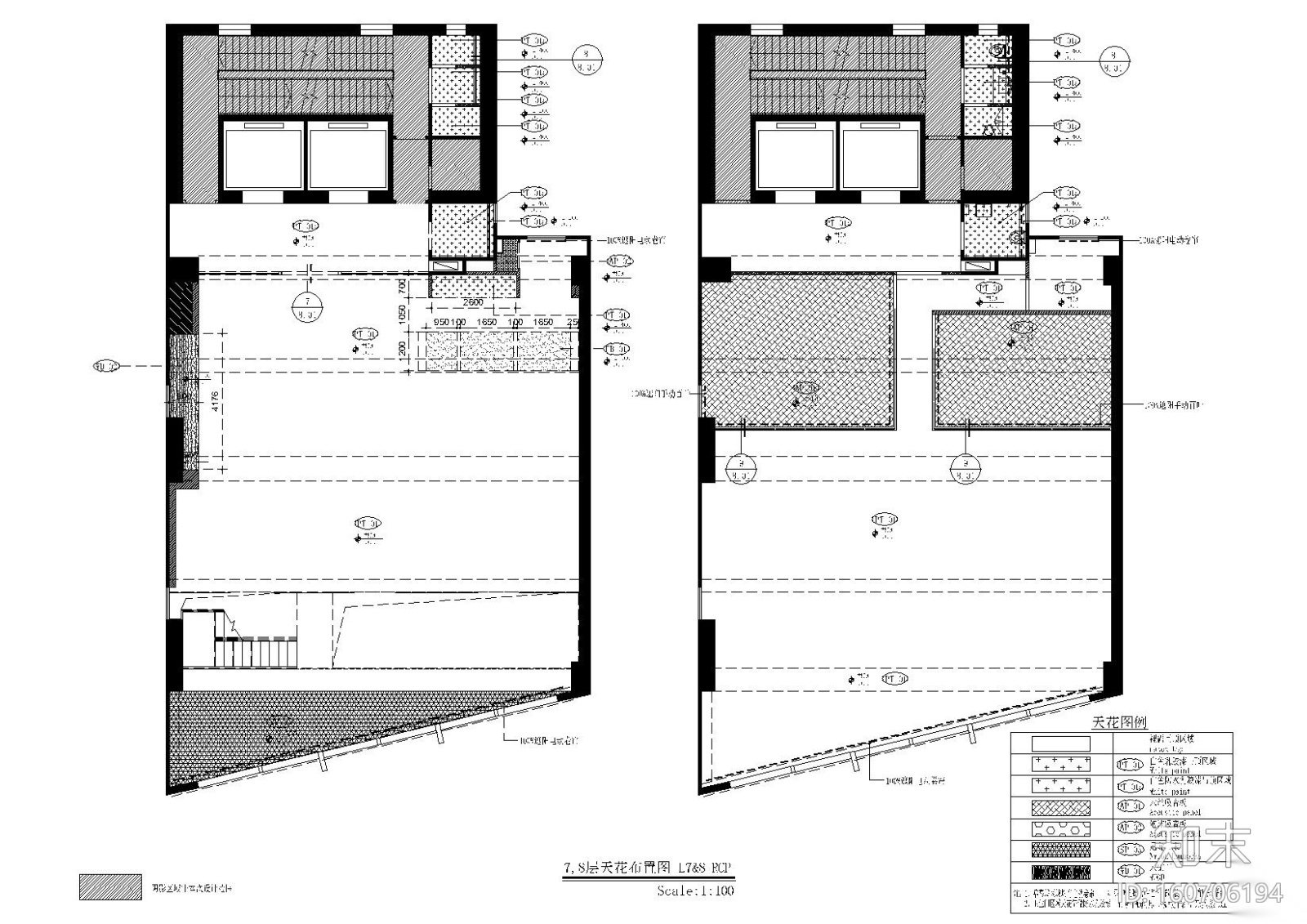 [上海]现代香港办公室施工图+SU模型+效果图cad施工图下载【ID:160706194】