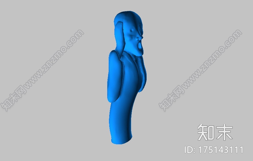 经典名画《呐喊》的3D变身3d打印模型下载【ID:175143111】