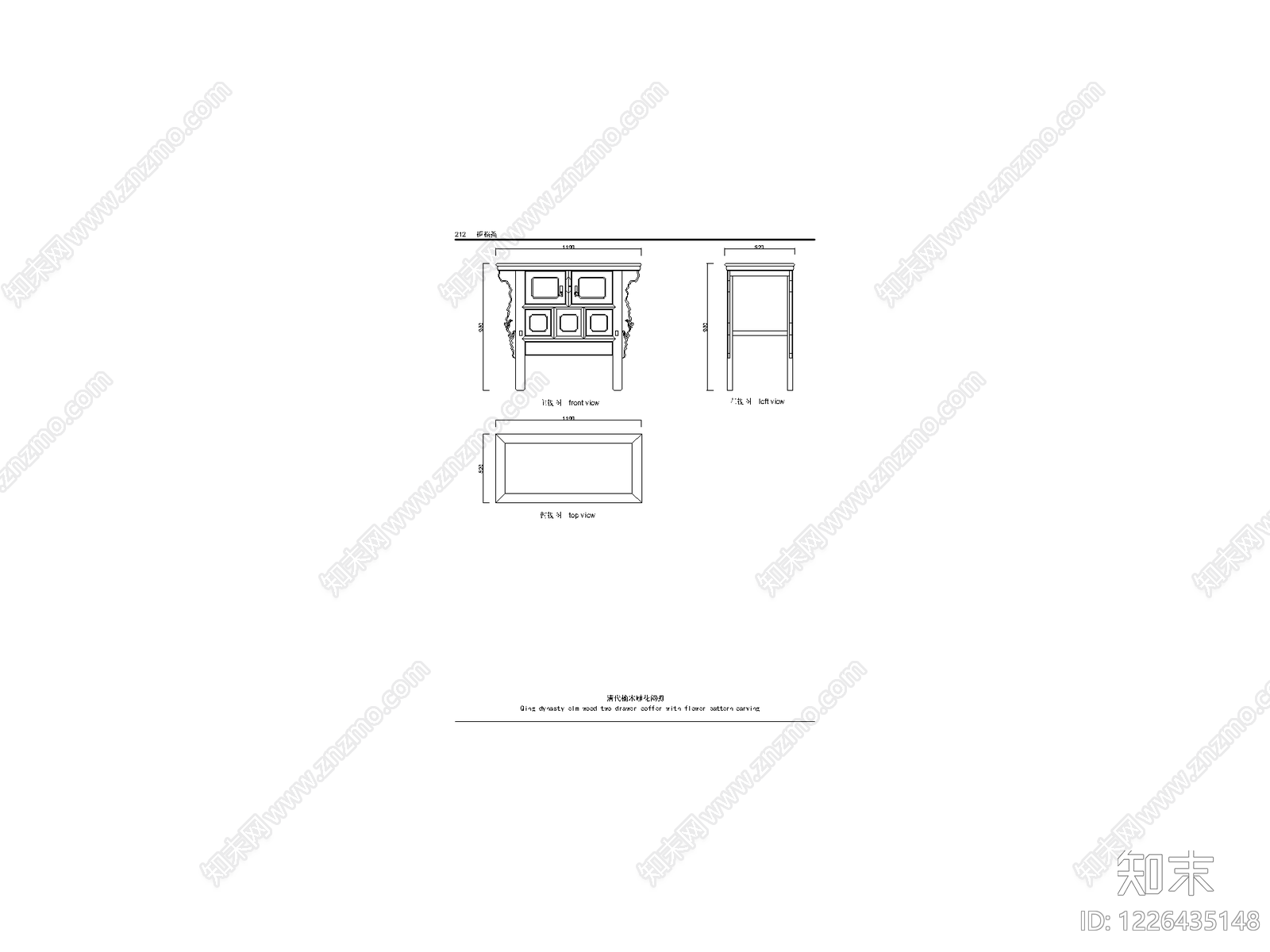中国风模块集cad施工图下载【ID:1226435148】