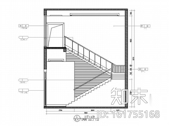 [东莞]中式风格二层连锁餐馆室内装修图（含效果）cad施工图下载【ID:161755168】