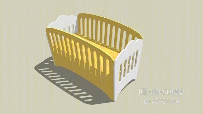 儿童床SU模型下载【ID:518161363】