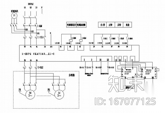 GE变频器接线图cad施工图下载【ID:167077125】