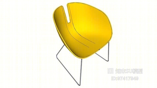 休闲椅SU模型下载【ID:917957482】