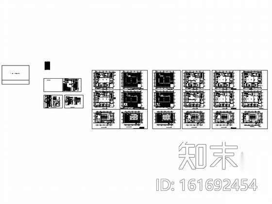 [青岛]工商银行某支行办公空间装修图cad施工图下载【ID:161692454】