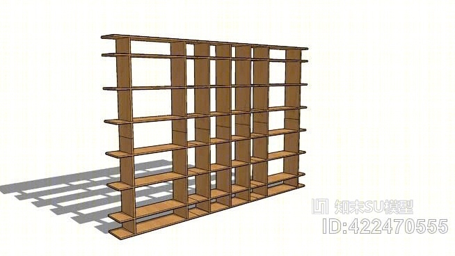 9’宽经典书架0609F020SU模型下载【ID:422470555】