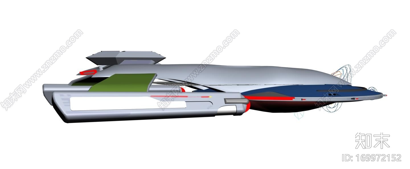 一个飞行器碟形飞船模型CG模型下载【ID:169972152】