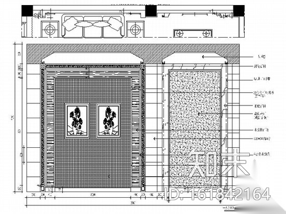 精品豪华中式四层别墅室内装修施工图cad施工图下载【ID:161842164】