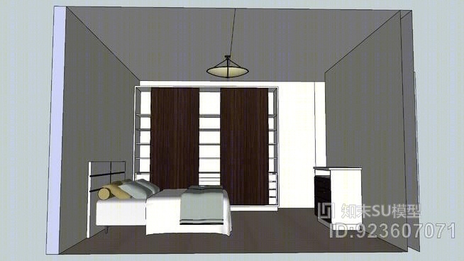 卡萨的宿舍SU模型下载【ID:923607071】