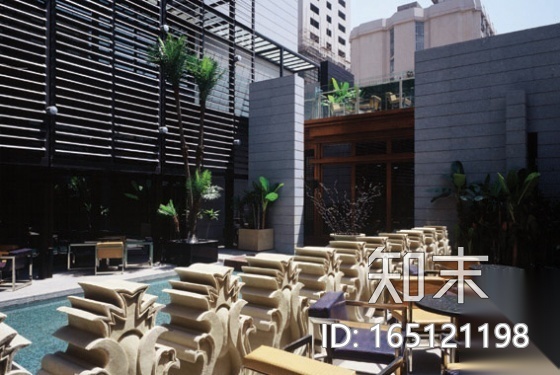 [西安]某知名酒吧部分施工图（含实景）cad施工图下载【ID:165121198】
