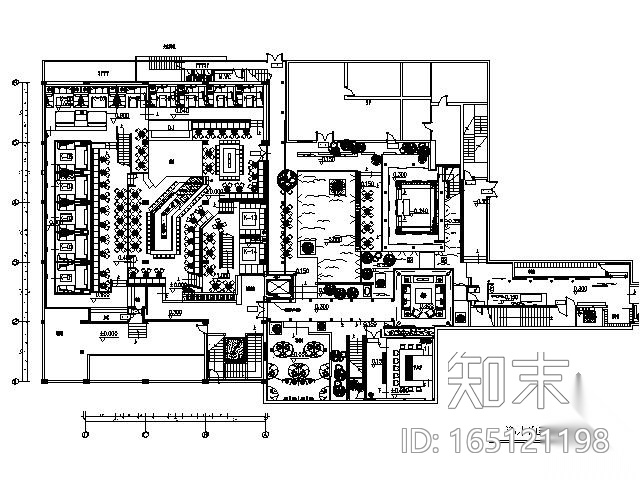 [西安]某知名酒吧部分施工图（含实景）cad施工图下载【ID:165121198】