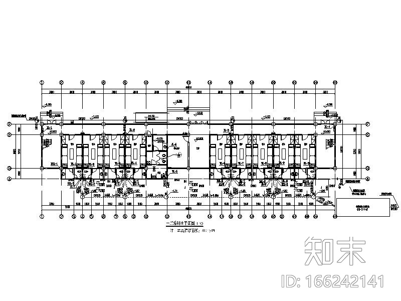 初中生宿舍图纸给排水cad施工图下载【ID:166242141】