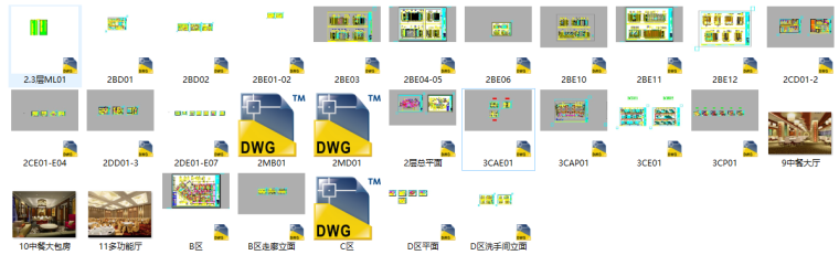 [浙江]温州五星级豪华酒店中餐厅施工图（附效果图）cad施工图下载【ID:161762110】