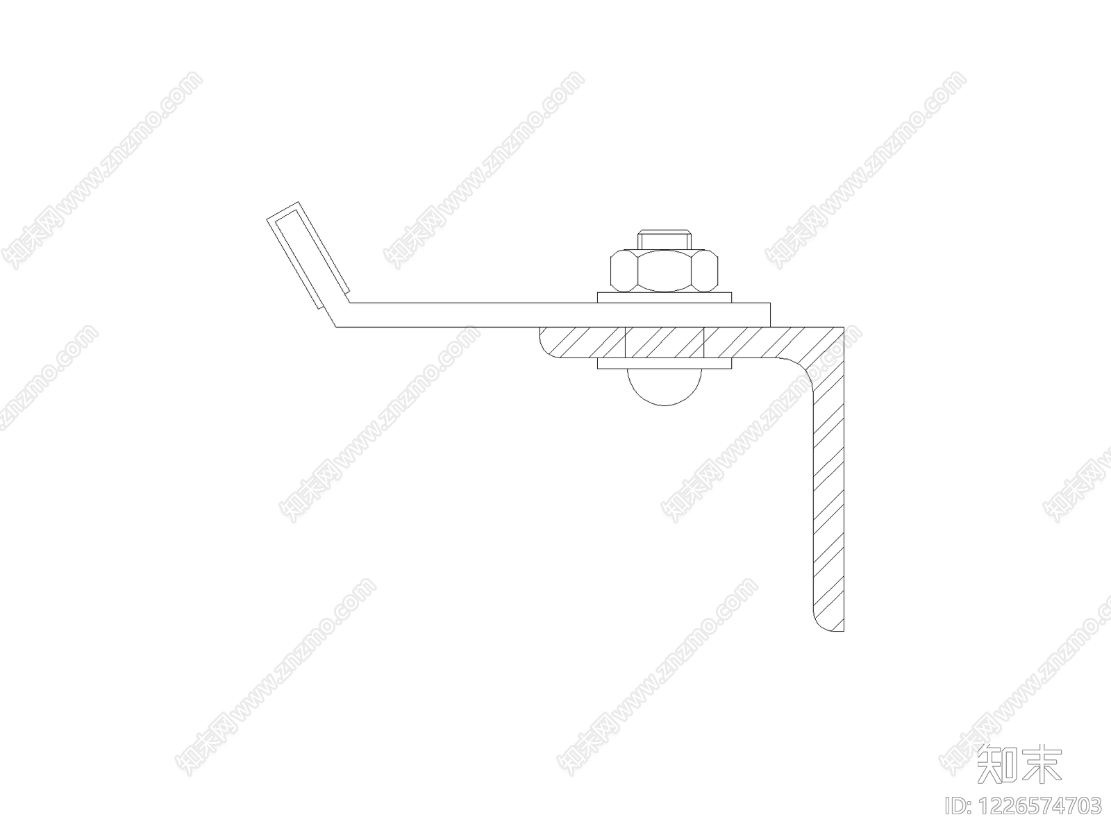 五金管件cad施工图下载【ID:1226574703】