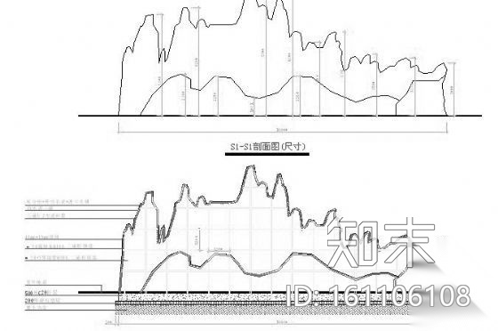 某度假村假山详细做法施工图下载【ID:161106108】