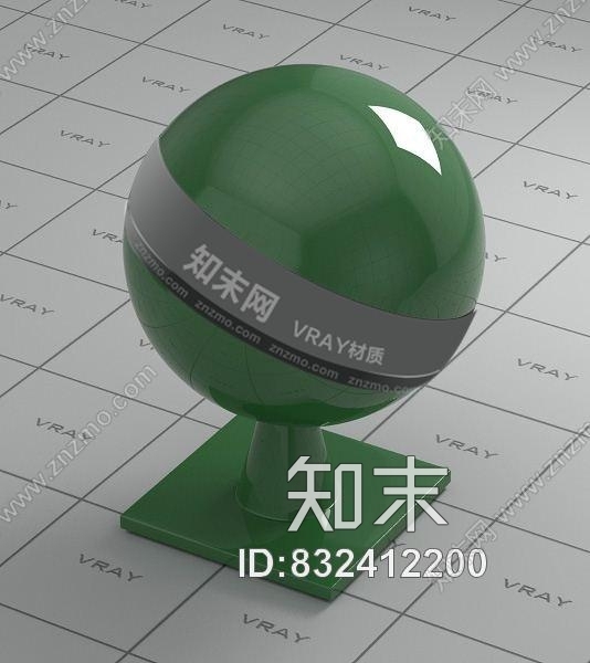 绿色车漆Vray材质下载贴图下载【ID:832412200】