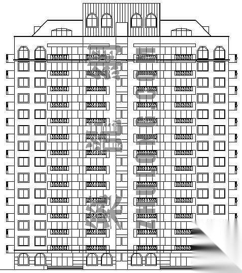 某住宅楼建筑设计方案cad施工图下载【ID:149854140】
