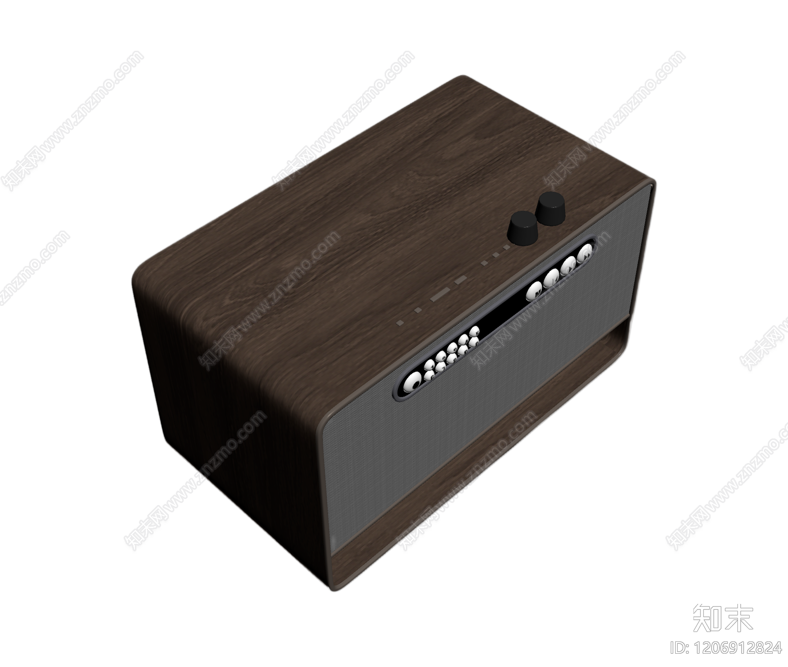 木质音响音箱3D模型下载【ID:1206912824】