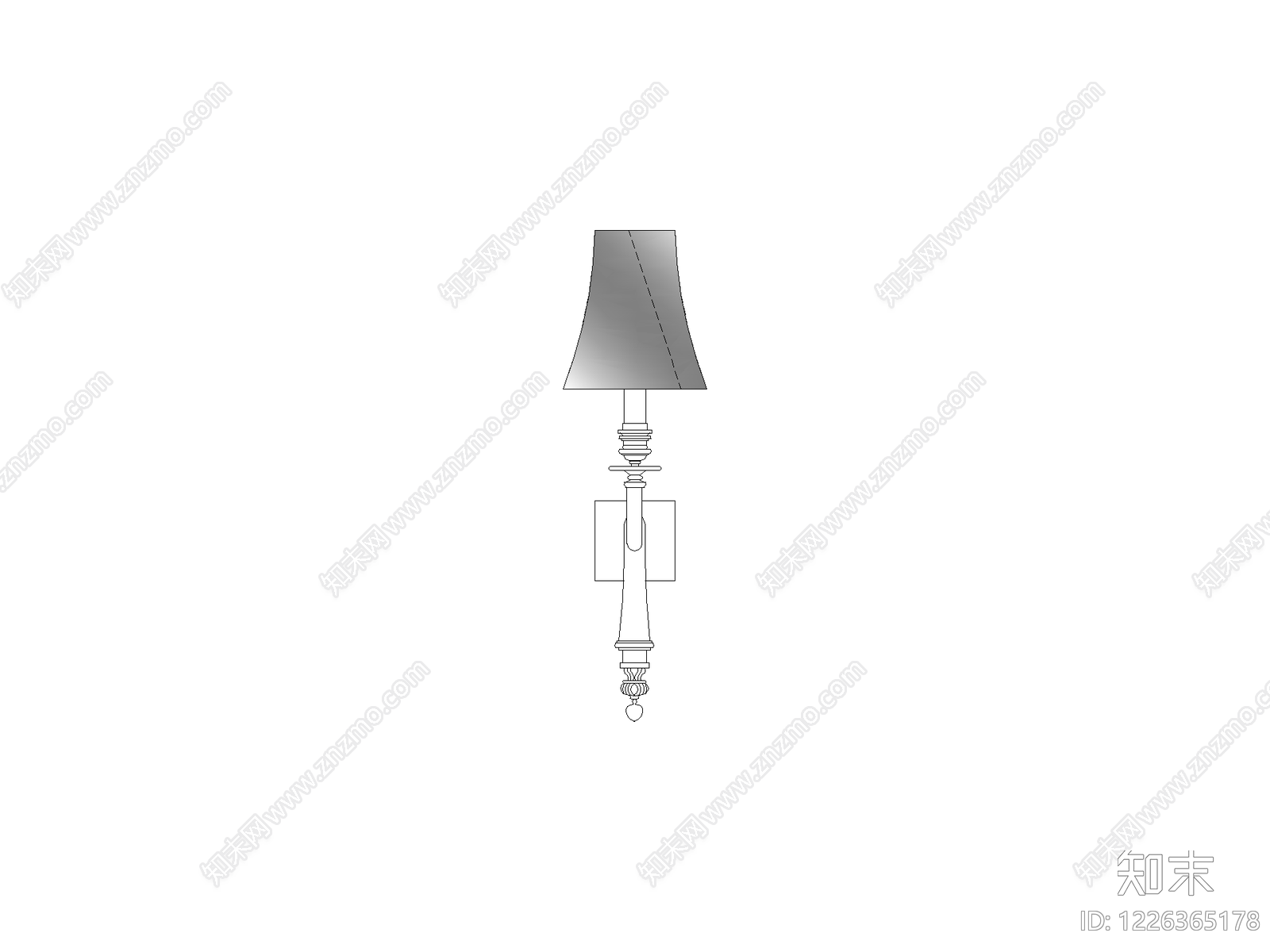 灯具图块cad施工图下载【ID:1226365178】