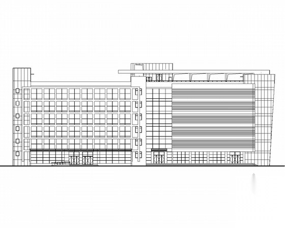 [上海]某6层办公楼建筑方案图施工图下载【ID:167041112】