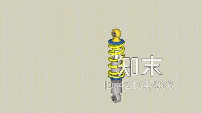 摩托车悬架后腿SU模型下载【ID:421347936】