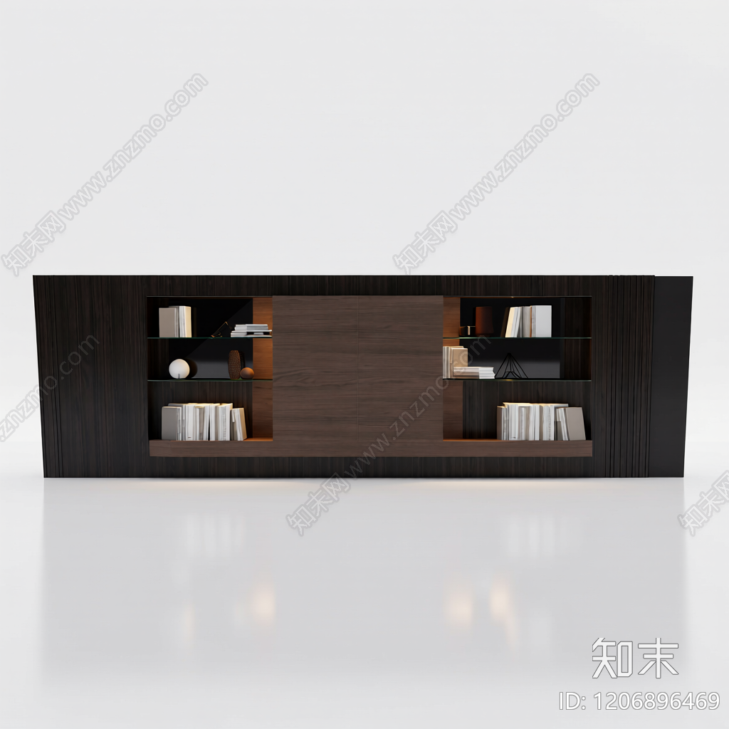 电视墙组合柜3D模型下载【ID:1206896469】