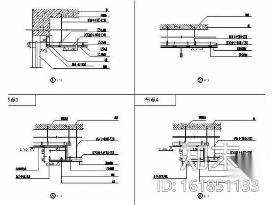 [湖北]现代风格三居样板房施工图（含效果）cad施工图下载【ID:161851133】