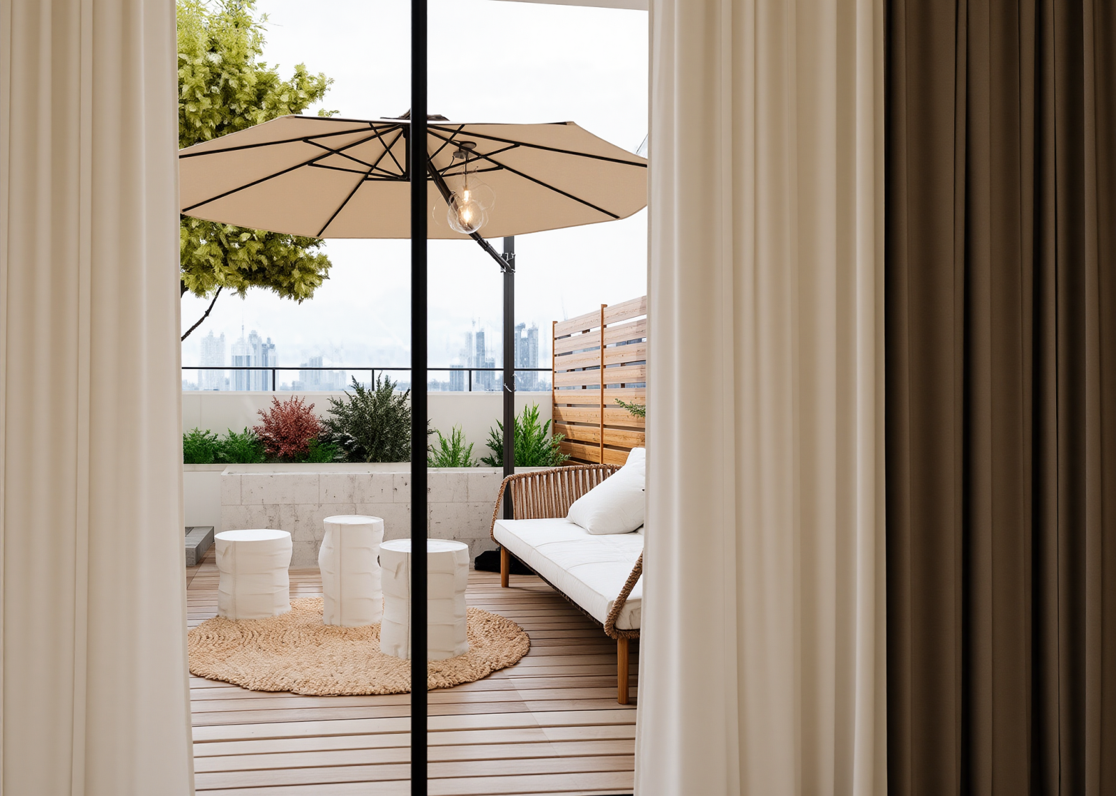 现代屋顶花园3D模型下载【ID:1215036348】