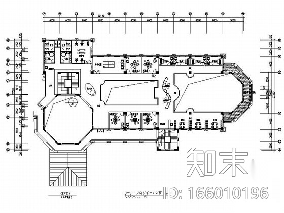 [安徽]全景大宅时尚现代休闲会所设计装修图cad施工图下载【ID:166010196】