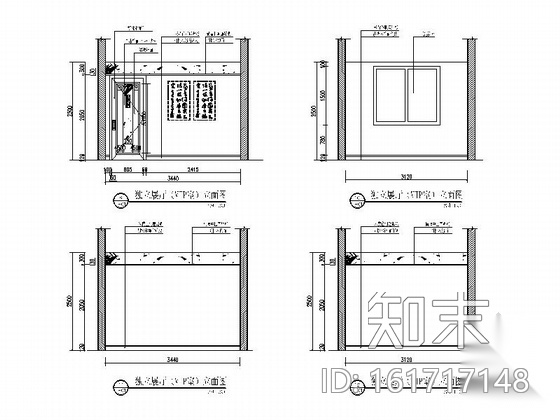 新中式灵气秀美玉石古玩专卖店装饰施工图cad施工图下载【ID:161717148】