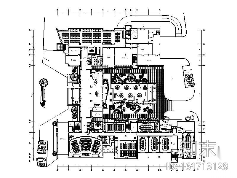 [厦门]建行研发楼装修设计图（含效果图）cad施工图下载【ID:161713121】