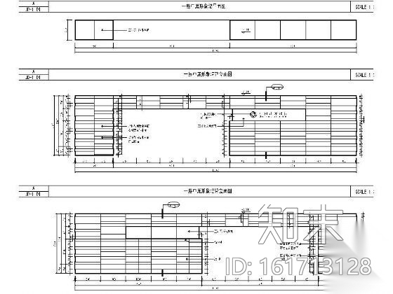 [厦门]建行研发楼装修设计图（含效果图）cad施工图下载【ID:161713121】