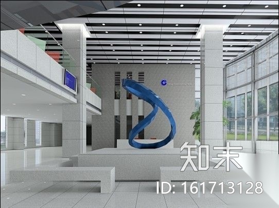 [厦门]建行研发楼装修设计图（含效果图）cad施工图下载【ID:161713121】