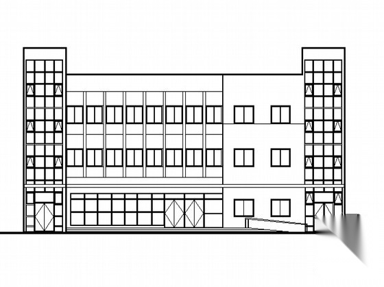 [自贡市贡井区]某三层医院建筑施工图cad施工图下载【ID:167030120】